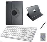 Kit Capa 360/Can/Pel/Teclado Branco iPad Air 3 2019 - 10.5" Preto - Bd cases