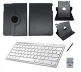 Kit Capa 360/Can/Pel/Teclado Branco iPad New 2017 9,7 " Preto - Bd cases