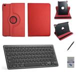 Kit Capa 360/Can/Pel/Teclado iPad Mini 4 - 7.9" Verm - Bd cases