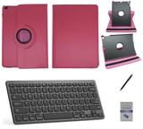 Kit Capa 360/Can/Pel/Teclado iPad New 2017 9,7 " Rosa - Bd cases