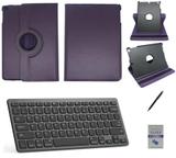 Kit Capa 360/Can/Pel/Teclado iPad New 2017 9,7 " Roxo - Bd cases