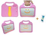 Kit Capa Anti-Choque iPad Mini 2/3/4+Pel.(Rosa) - Bd cases