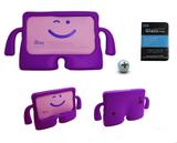 Kit Capa Anti-Choque Tab E T113/T115/T116 7"+Pel.Vidro(Roxo) - Bd cases