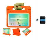 Kit Capa Anti-Choque Tab E T560/T561 9,6"+Pel.Vidro(Laranja) - Bd cases