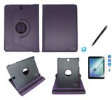 Kit Capa Case Galaxy Tab S3 - T820/T825 Giratória / Caneta Touch + película de Vidro (Roxo) - Bd cases