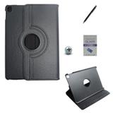 Kit Capa Case para iPad Air 3 - 10,5" 2019 Giratória 360 / Caneta Touch + Película de Vidro (Preto) - Bd cases