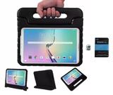 Kit Capa Case Protetor Infantil Anti-Choque/Impacto Galaxy Tab E T560/T561 9,6" + Película de Vidro (Preto) - Bd cases