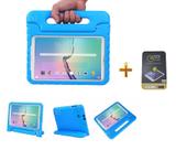 Kit Capa Case Protetor Infantil Anti-Choque/Impacto Galaxy Tab S2 T810/815 9,7" + Película de Vidro BD NET (Azul) - Bd cases