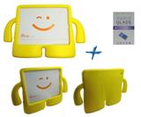 Kit Capa Case Protetor Infantil Anti-Choque/Impacto iPad 2/3/4 + Película de Vidro (Amarelo) - Bd cases