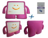 Kit Capa Case Protetor Infantil Anti-Choque/Impacto iPad 2/3/4 + Película de Vidro (Pink) - Skin t18