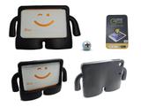 Kit Capa Case Protetor Infantil Anti-Choque/Impacto iPad Mini 4 + Película de Vidro (Preto) - Bd cases