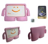 Kit Capa Case Protetor Infantil Anti-Choque/Impacto iPad Mini 4 + Película de Vidro (Rosa) - Bd cases
