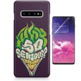 Kit Capa Case TPU Galaxy S10+ Plus Coringa Joker Batman Why So Serious + Pel Vidro (BD02) - Bd cases