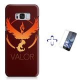 Kit Capa Case TPU Galaxy S8 Pokemon Team Valor + Película de Vidro (BD01) - Bd cases