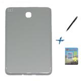 Kit Capa Case TPU Galaxy Tab A 8.0" - P350/ P355 Transparente / Caneta Touch + Pel Vidro - Bd cases
