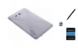 Kit Capa Case TPU Galaxy Tab E - 7.0 T113/T115/T116 Transparente / Caneta Touch + Película de Vidro - Bd cases