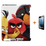 Kit Capa Case TPU iPad 2/3/4 Angry Birds + Película de Vidro (BD01) - Skin t18