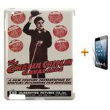 Kit Capa Case TPU iPad 2/3/4 Charlie Chaplin (BD02) - Skin t18
