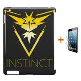 Kit Capa Case TPU iPad 2/3/4 Pokemon Instinct Team + Película de Vidro (BD01) - Skin t18