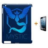 Kit Capa Case TPU iPad 2/3/4 Pokemon Mystic Team + Película de Vidro (BD01) - Skin t18