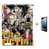 Kit Capa Case TPU iPad 2/3/4 Pulp Fiction + Película de Vidro (BD01) - Skin t18