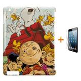Kit Capa Case TPU iPad 2/3/4 Snoopy + Película de Vidro (BD01) - Skin t18