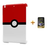 Kit Capa Case TPU iPad Mini 2/3 Pokeball + Película de Vidro (BD01) - Skin t18