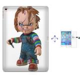 Kit Capa Case TPU iPad Pro 9,7" - Chucky + Película de Vidro (BD01) - Skin t18