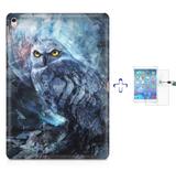 Kit Capa Case TPU iPad Pro 9,7" - Coruja + Película de Vidro (BD01) - Skin t18