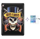 Kit Capa Case TPU iPad Pro 9,7" - Guns nRoses + Película de Vidro (BD01) - Skin t18