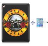 Kit Capa Case TPU iPad Pro 9,7" - Guns nRoses + Película de Vidro (BD02) - Skin t18