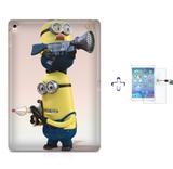 Kit Capa Case TPU iPad Pro 9,7" - Minions + Película de Vidro (BD01) - Bd cases