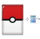 Kit Capa Case TPU iPad Pro 9,7" - Pokeball + Película de Vidro (BD01) - Skin t18