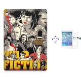 Kit Capa Case TPU iPad Pro 9,7" - Pulp Fiction + Película de Vidro (BD01) - Skin t18