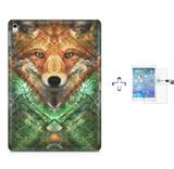 Kit Capa Case TPU iPad Pro 9,7" - Wolf + Película de Vidro (BD01) - Skin t18