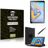 Kit Capa Giratória Galaxy Tab A 10.5 T590/T595 Capa Giratória + Película de Vidro + Caneta Touch - Armyshield