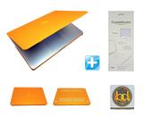 Kit Capa Hardcase para Macbook Air 11,6" (Laranja) + Protetor de Teclado Transparente + Brinde - Bd cases
