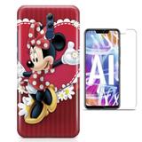 Kit Capa Huawei Mate 20 Lite Minnie e Pelicula - Bd cases