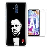 Kit Capa Huawei Mate 20 Lite Poderoso Chefão e Pelicula - Bd cases