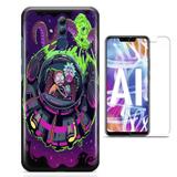 Kit Capa Huawei Mate 20 Lite Rick Morty e Pelicula - Bd cases
