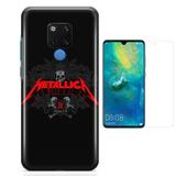 Kit Capa Huawei Mate 20 Metallica e Película - Bd cases