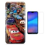 Kit Capa Huawei P20 Lite Carros e Película - Bd cases
