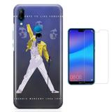 Kit Capa Huawei P20 Lite Freedie Mercury e Película - Bd cases