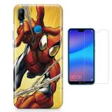 Kit Capa Huawei P20 Lite Homem Aranha e Película - Bd cases