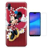 Kit Capa Huawei P20 Lite Minnie e Película - Bd cases