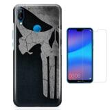 Kit Capa Huawei P20 Lite Punisher e Película - Bd cases