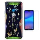Kit Capa Huawei P20 Lite Rick Morty e Película - Bd cases