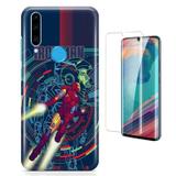 Kit Capa Huawei P30 Lite Homem de Ferro e Pelicula - Bd cases
