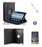 Kit Capa iPad 2/3/4 + Película + Can Touch (Preto) - Bd cases