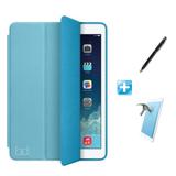 Kit Capa iPad Pro 10,5" Smart + Película (Cor Azul) - Bd cases